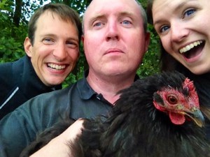 A feathered Team Huwer